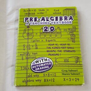 Teaching Textbooks 10 disc set of Pre Algebra CDs